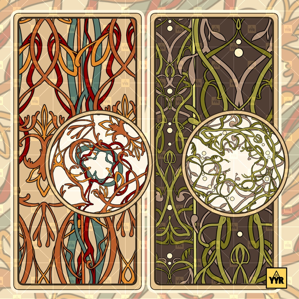 YYR Art Nouveau Brushes