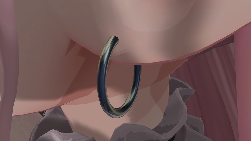 【MA対応】シンプルフープピアス　エク対応