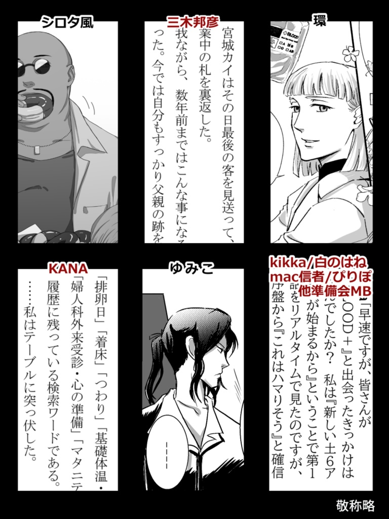 語り継ぐこと Blood プチオンリー準備会 Booth