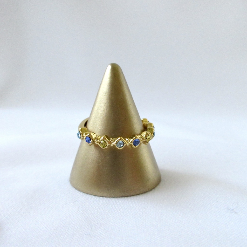 推しペアカラーリング ~バジトリオ~(ダイヤ型)