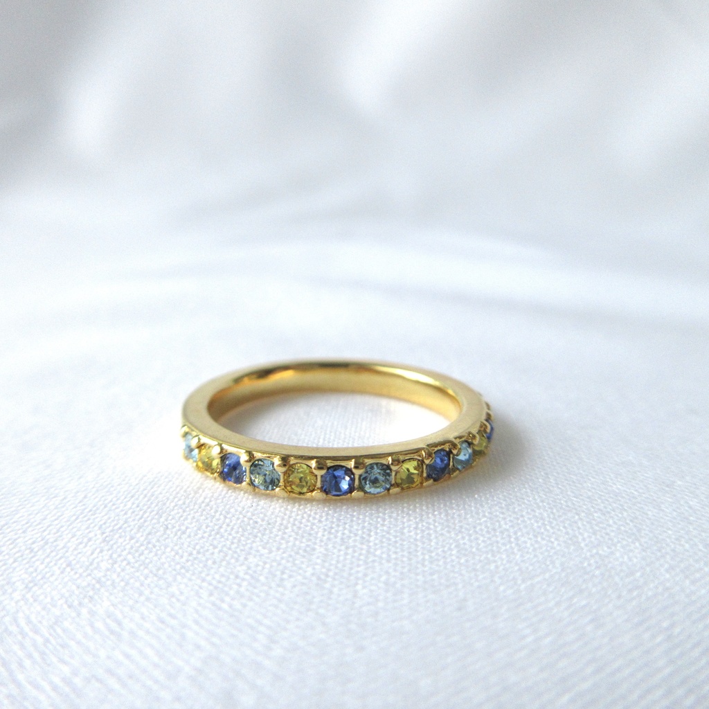 推しペアカラーリング ~バジトリオ~(ストレート型)