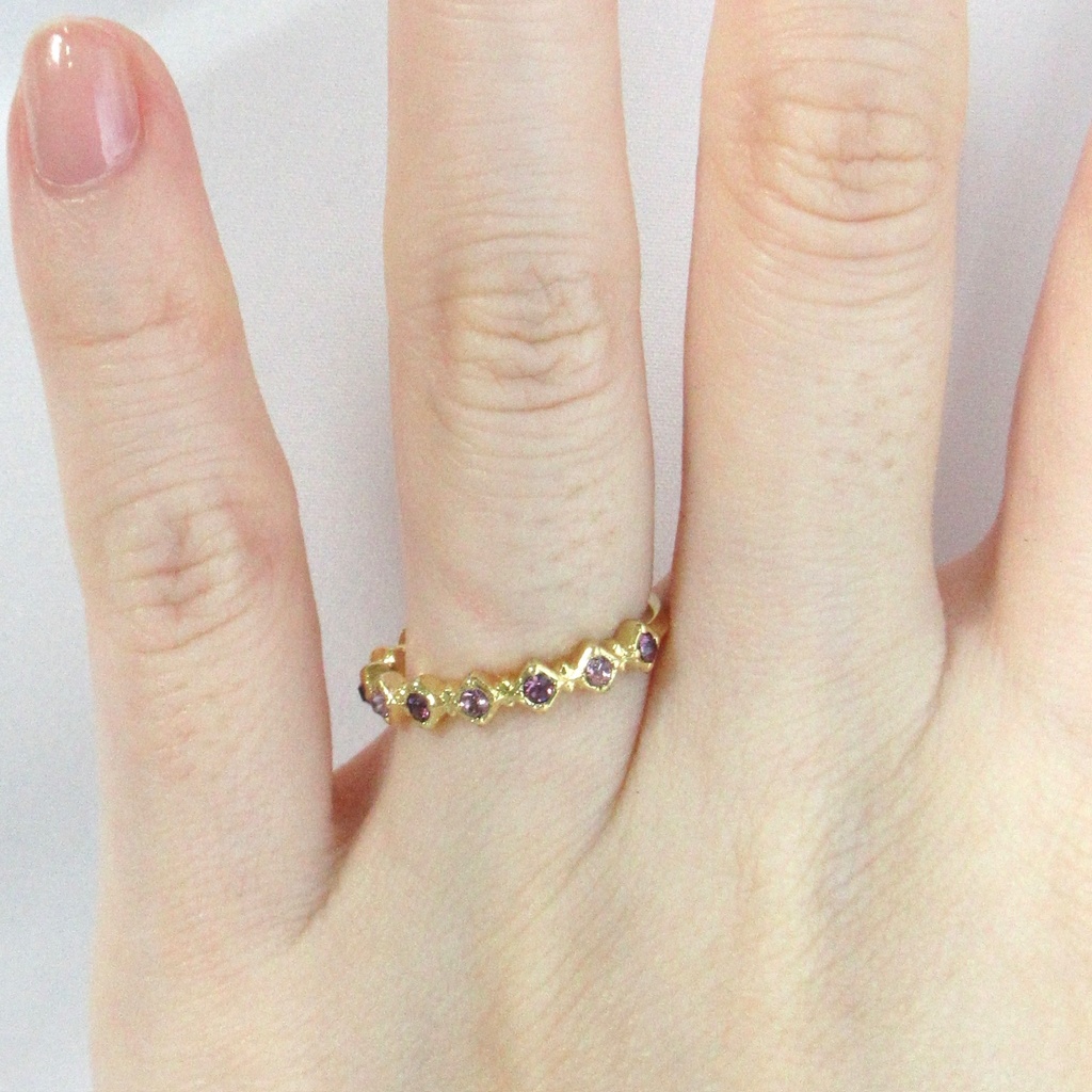 推しペアカラーリング ~Haitani Bro~(ダイヤ型)