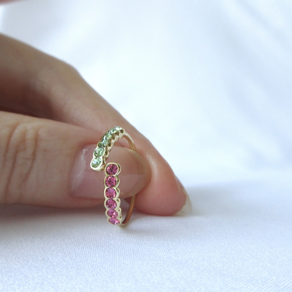 推しペアカラーリング ~ム三~ (オーバーラップ型)