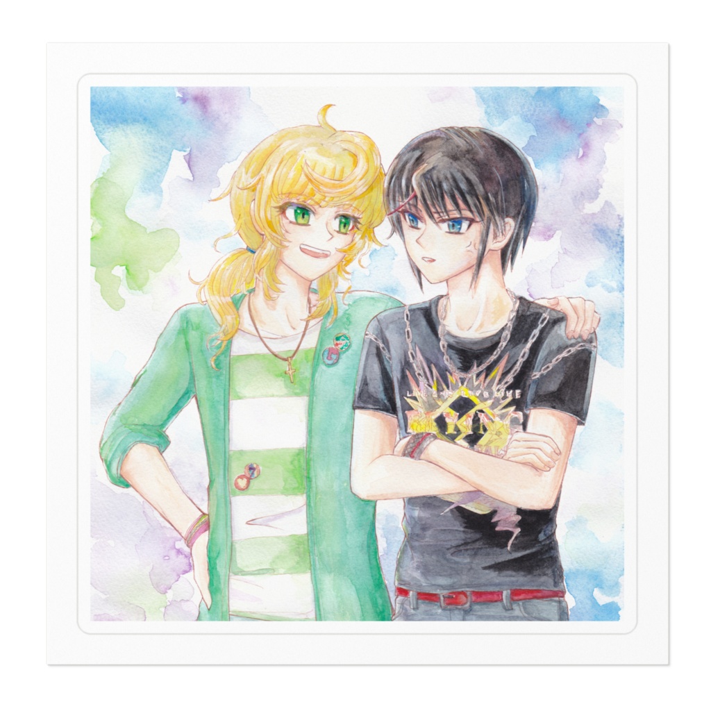 ステッカー ノアと速水