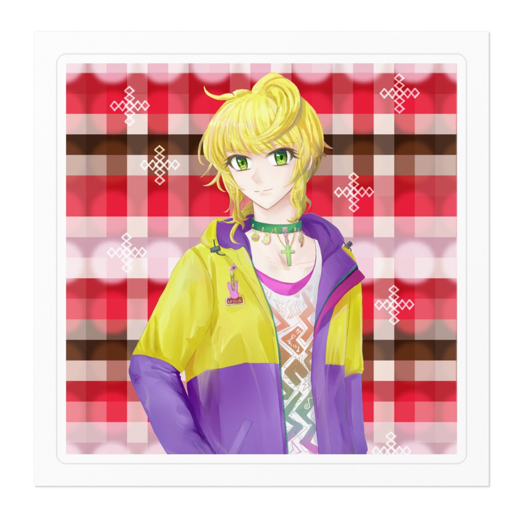 ステッカー ノア 赤