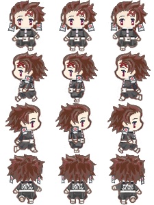 【フリー素材】pictsQUARE(ピクスク)用 鬼滅アバターまとめ 愈、竹、村、炭