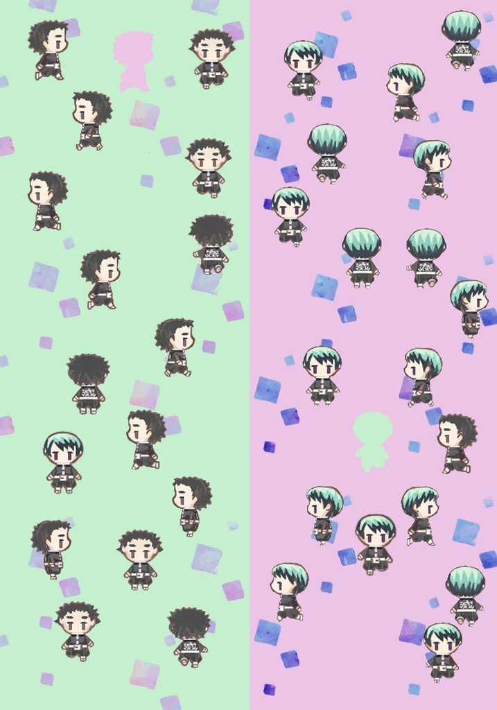 新刊用 自分で作るしおりデータ【無料DL】