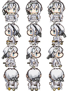 ピクスクアバター 三日月/鶴丸/三日月(白)【無料配布】