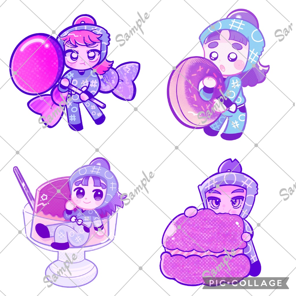 一いおやつステッカー（四種類）