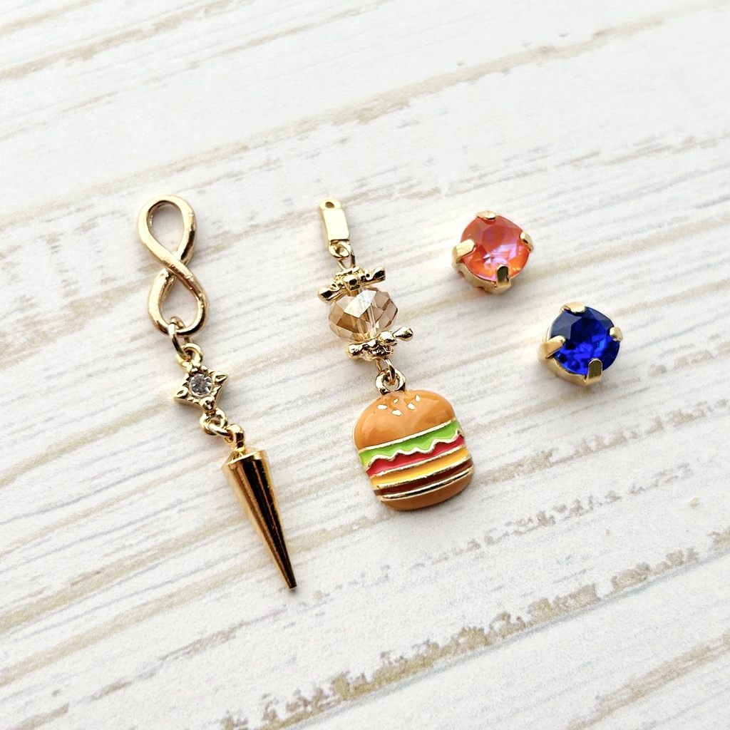 【🌈🕒】📿🍔イヤリング/ピアス