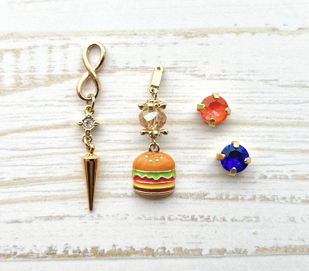 【🌈🕒】📿🍔イヤリング/ピアス