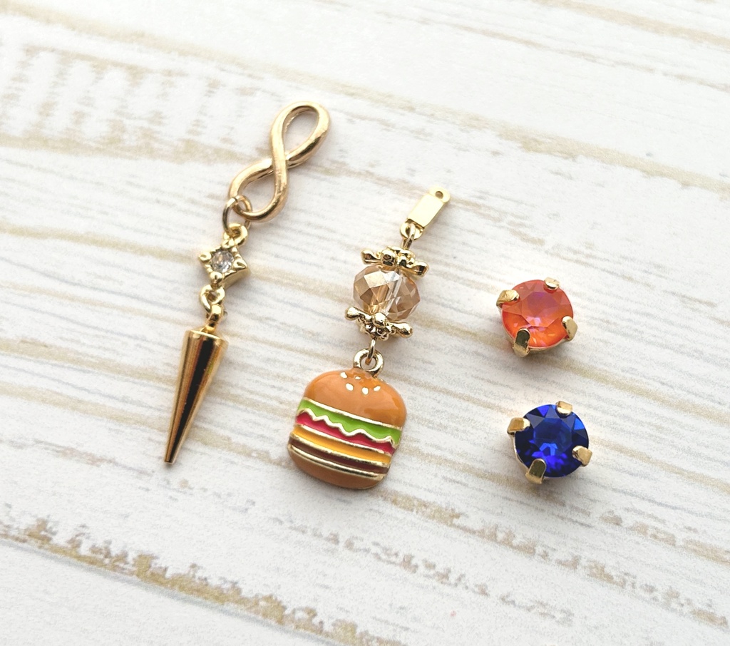 【🌈🕒】📿🍔イヤリング/ピアス