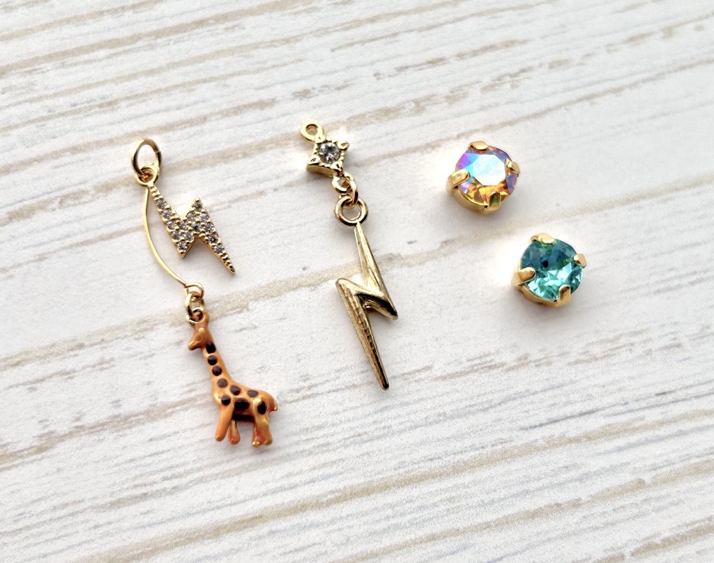 【🌈🕒】🌩️🦒イヤリング/ピアス