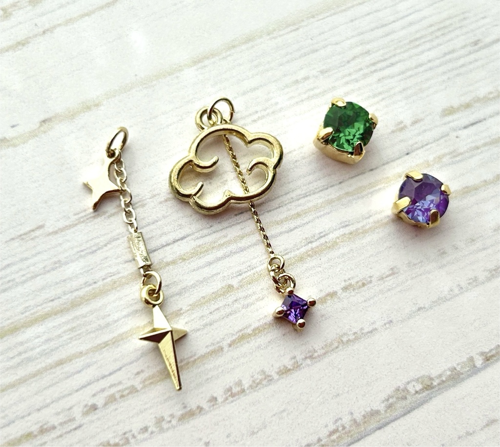 【🌈🕒】🥷🔫イメージ イヤリング/ピアス