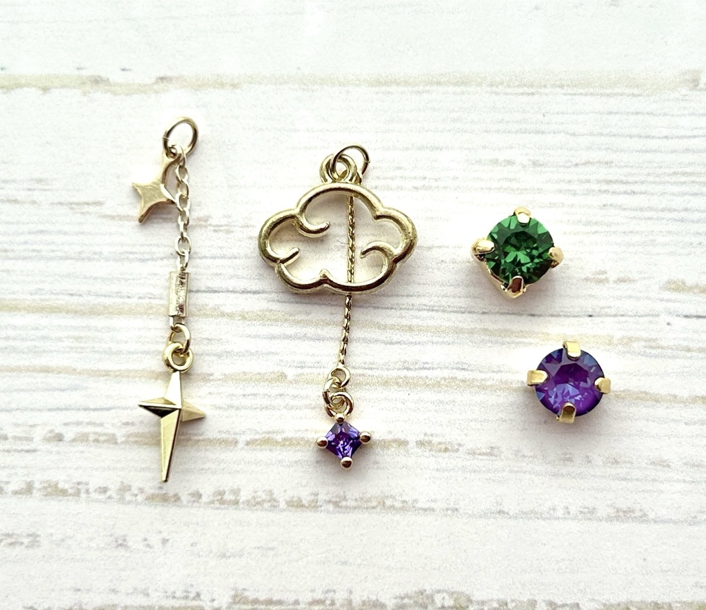 【🌈🕒】🥷🔫イメージ イヤリング/ピアス