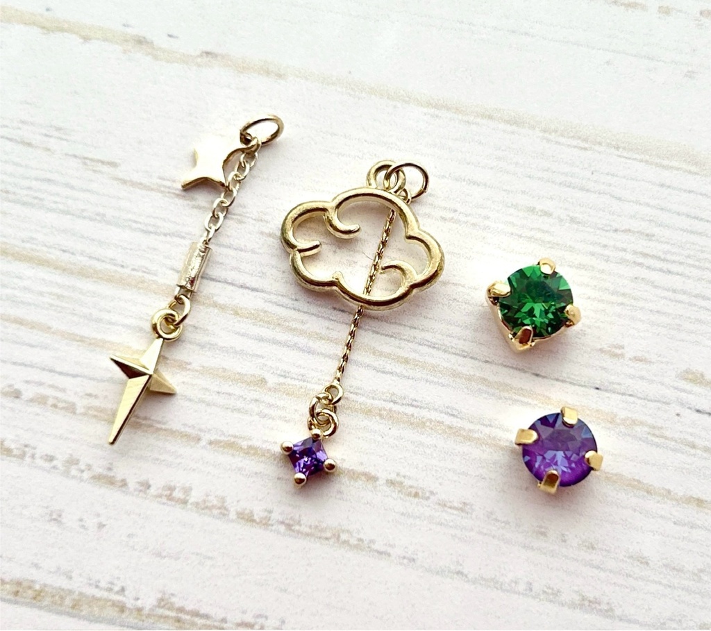 【🌈🕒】🥷🔫イメージ イヤリング/ピアス
