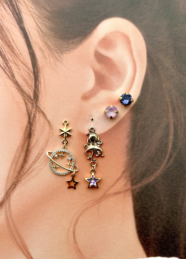 【🌈🕒】🐙🌟イヤリング/ピアス