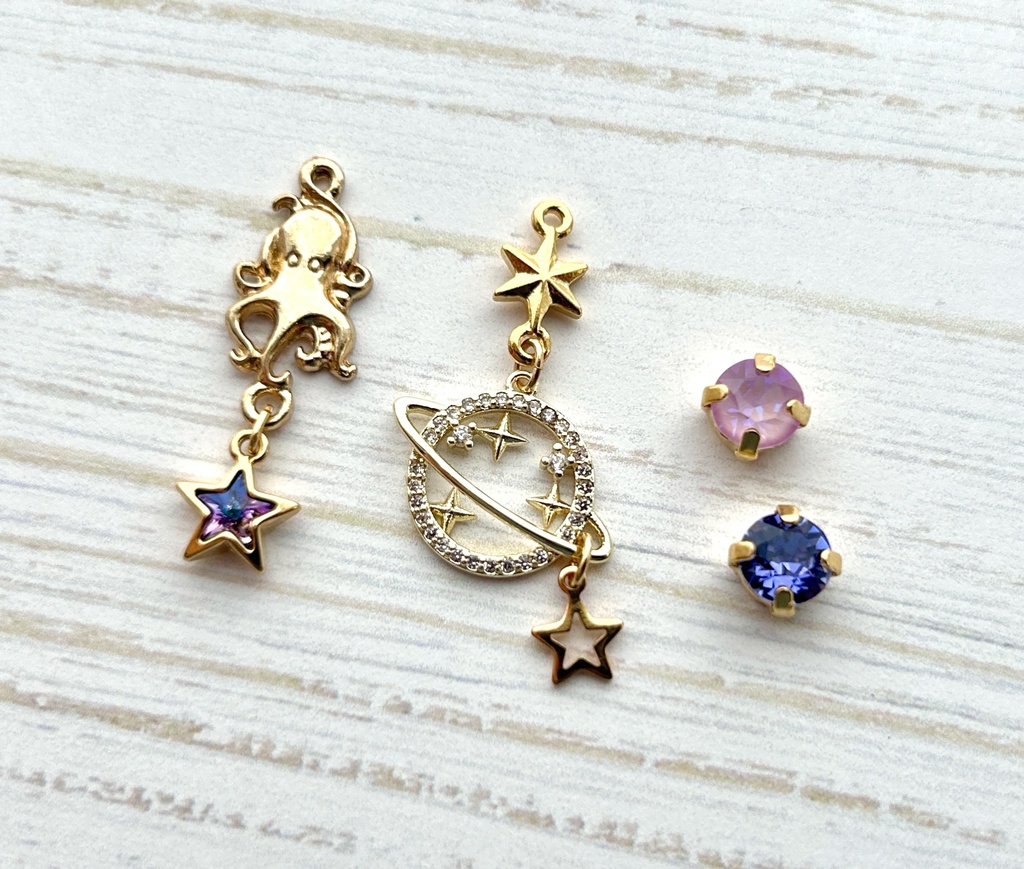 【🌈🕒】🐙🌟イヤリング/ピアス