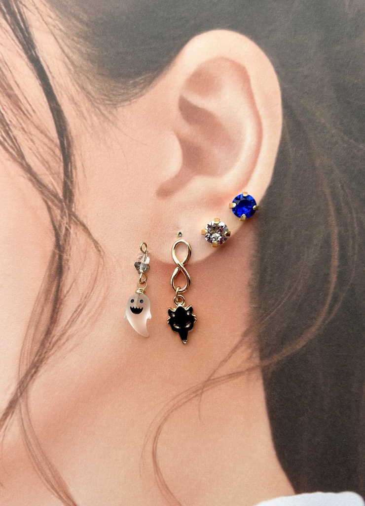【🌈🕒】👻🔪イヤリング/ピアス【販売終了】
