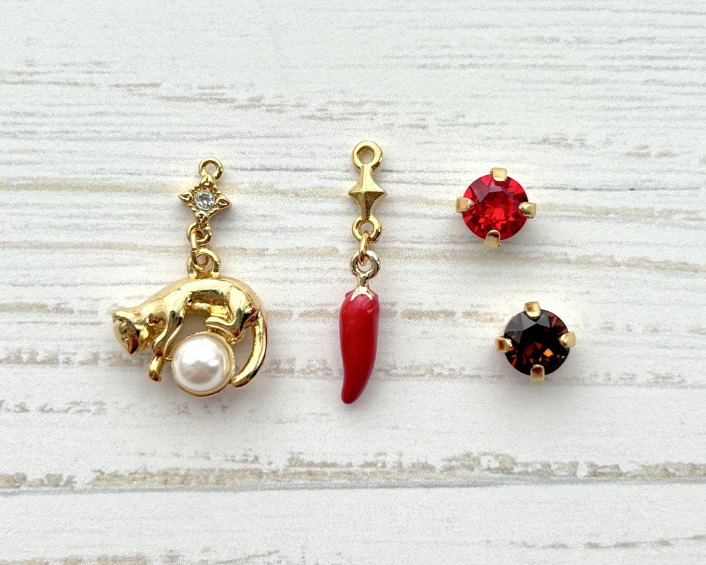 【🌈🕒】🌶️イヤリング/ピアス