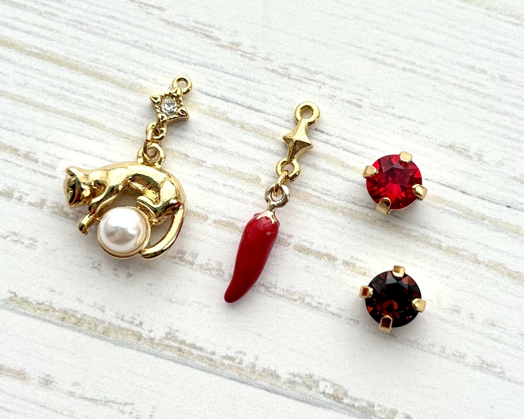 【🌈🕒】🌶️イヤリング/ピアス