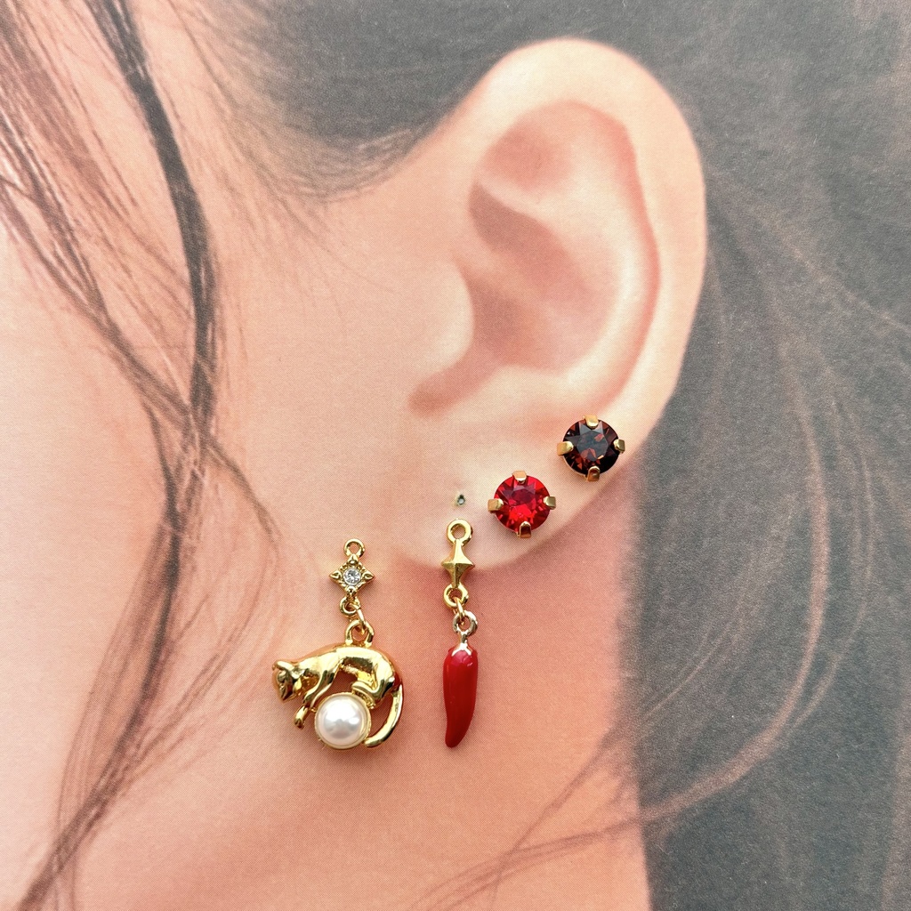 【🌈🕒】🌶️イヤリング/ピアス