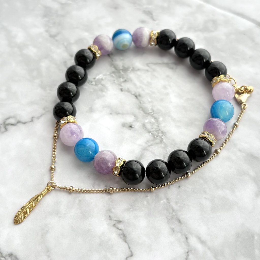 【🌈🕒】🫖🌿天然石ブレスレット