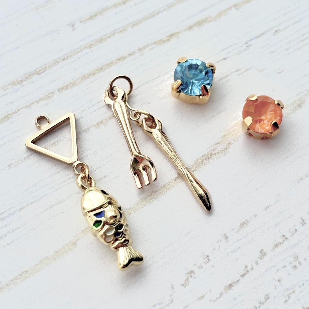 【🌈🕒】🐟🍴イヤリング/ピアス