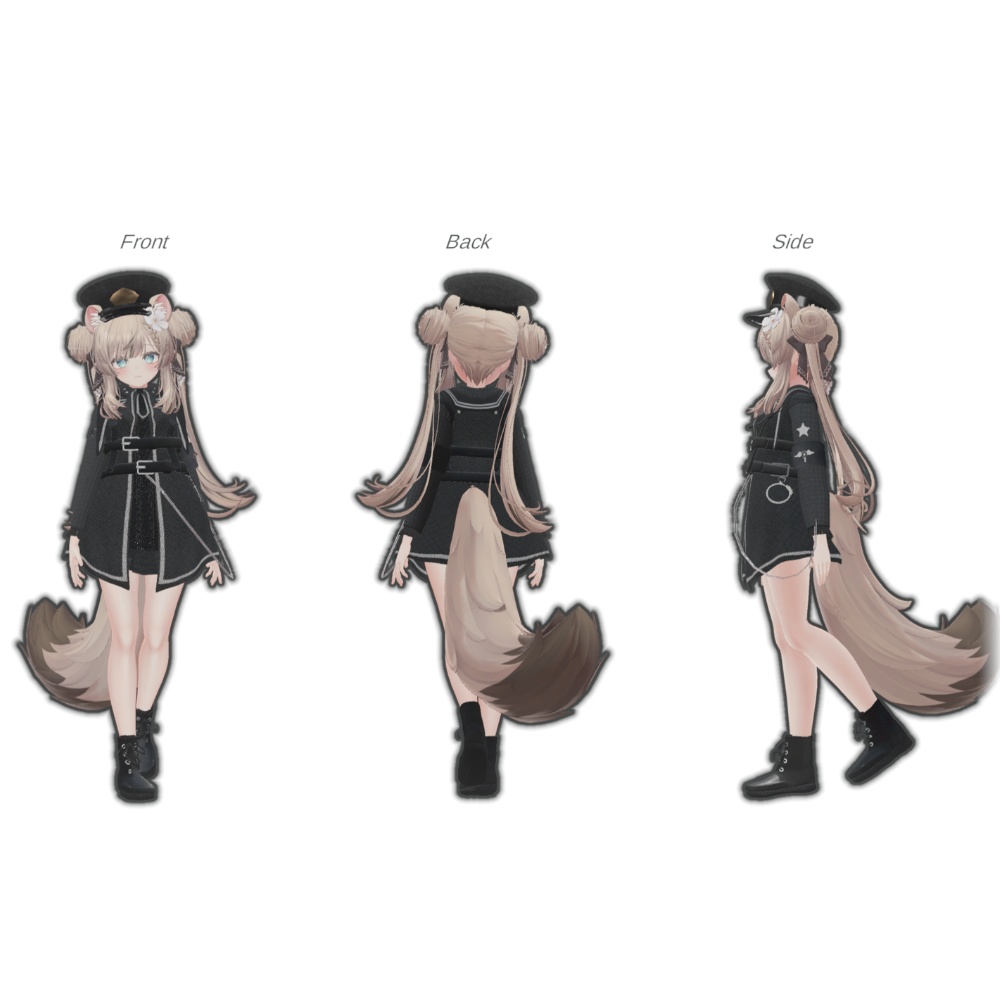 【6アバター対応】ミリロリ制服- MiriLori Uniform-