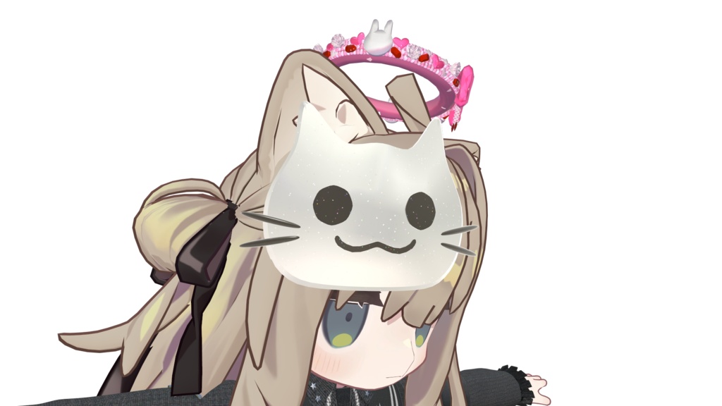 【無料】フォロワー222人記念『にゃんこお面』