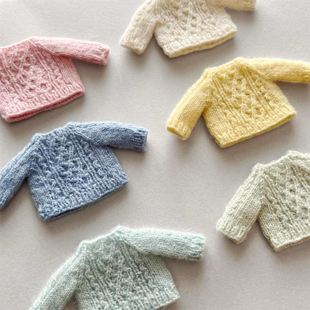 どーる用 模様編みセーター