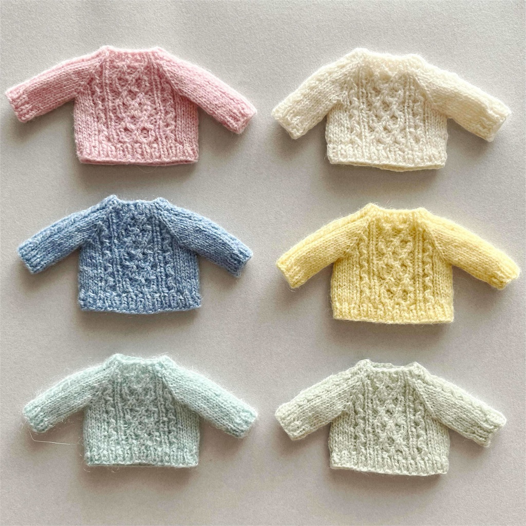 どーる用 模様編みセーター