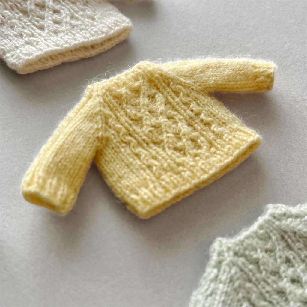 どーる用 模様編みセーター