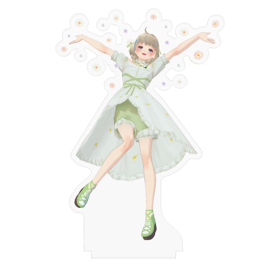 【天色おとは】アクリルフィギュア 3Dモデルスプリングver.