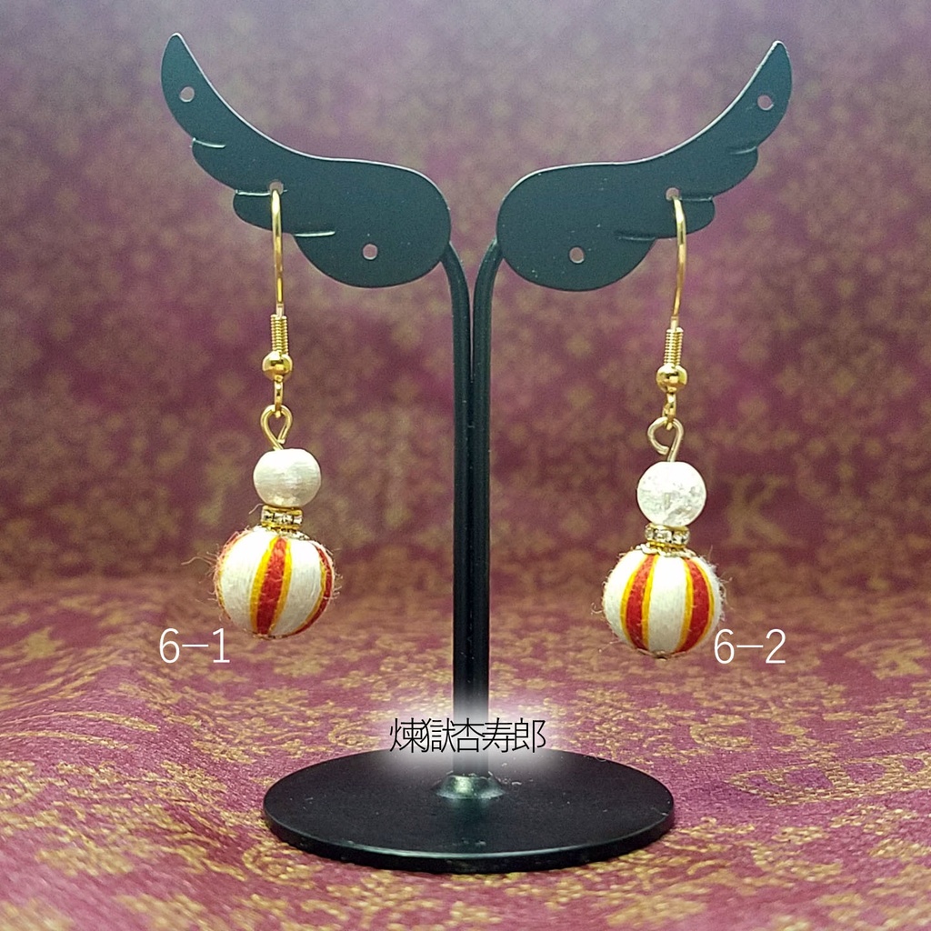 巻玉イメージ耳飾り