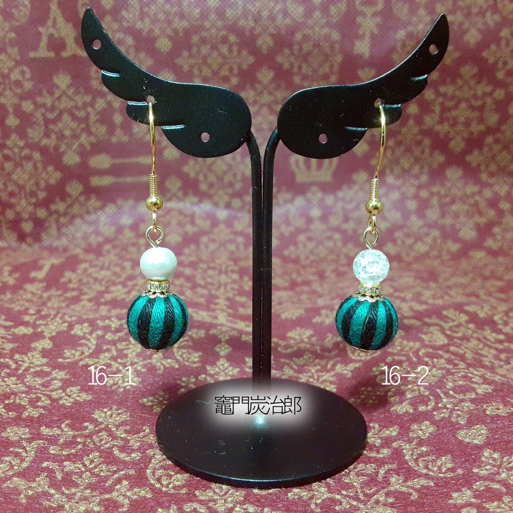 巻玉イメージ耳飾り