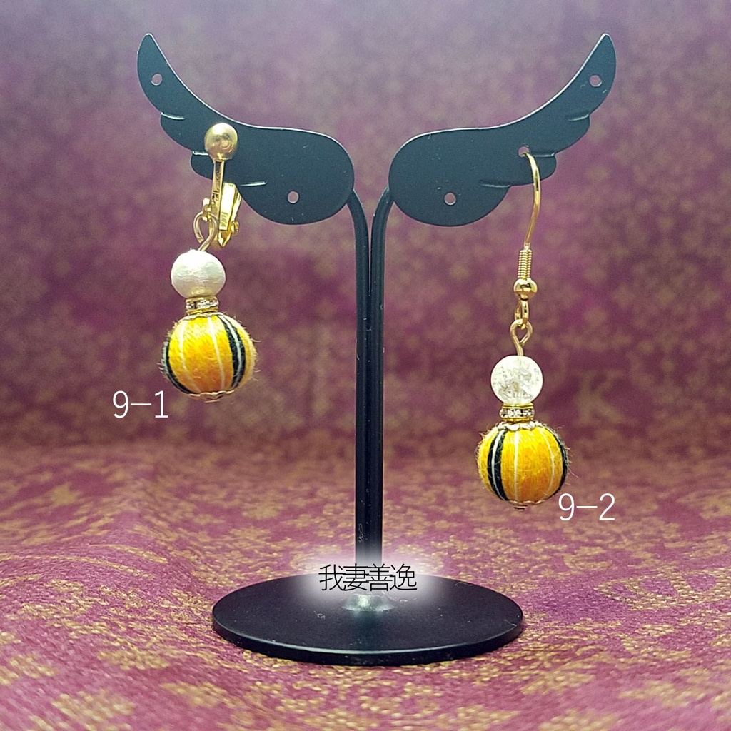 巻玉イメージ耳飾り