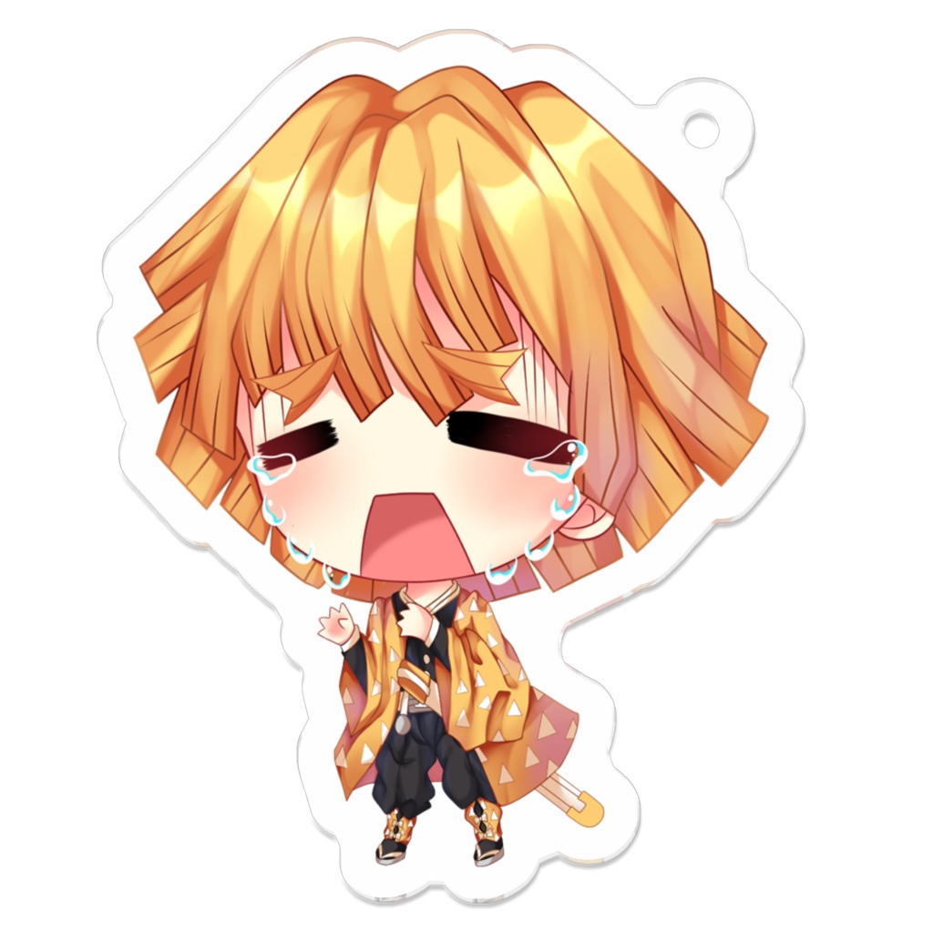 鬼滅の刃我妻 善逸キーホルダー