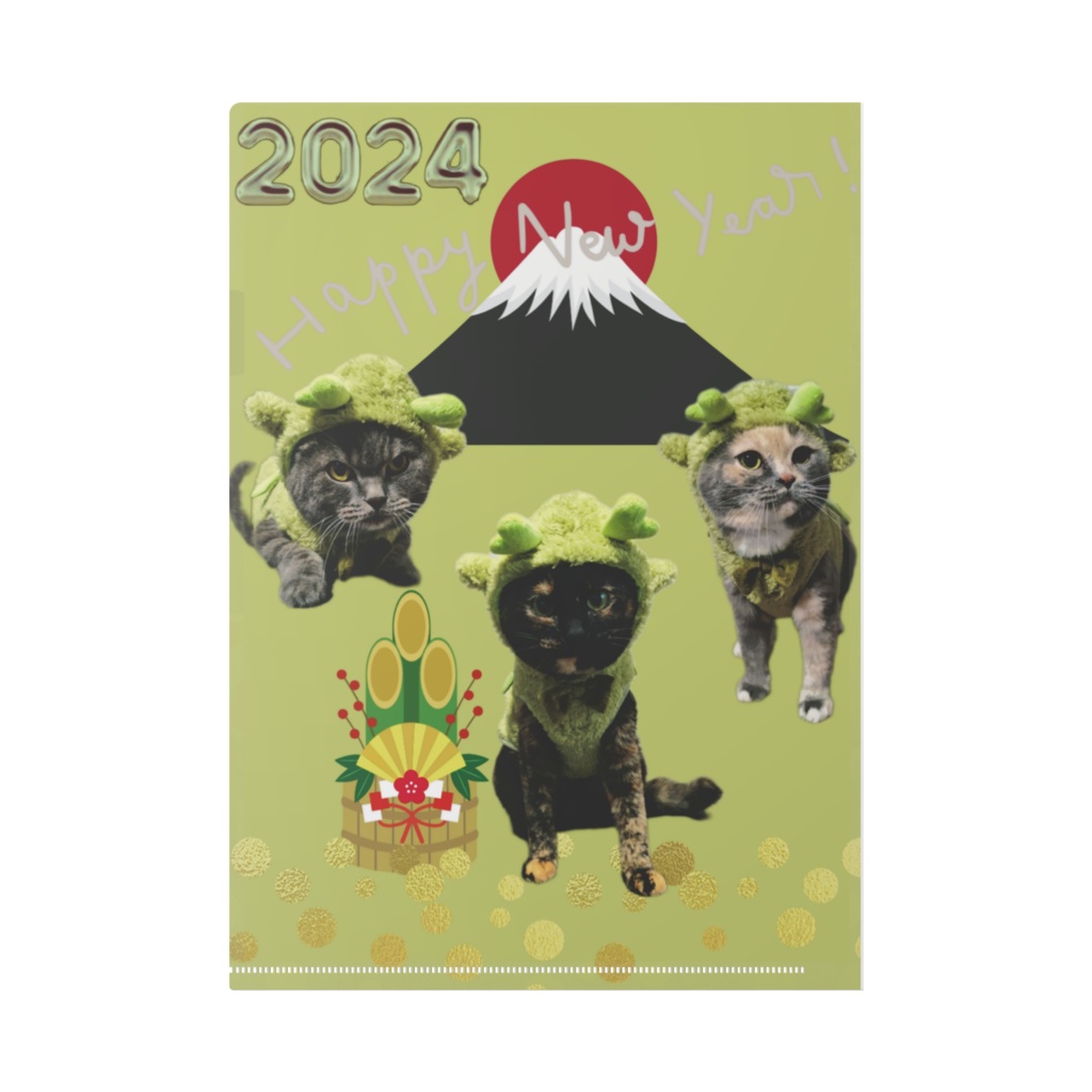 辰年クリアファイル