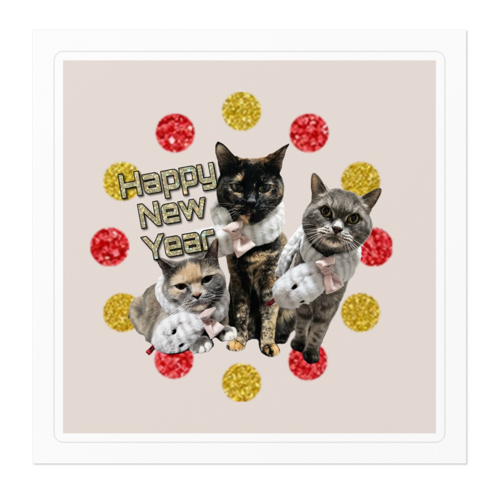 干支ステッカー(巳年)