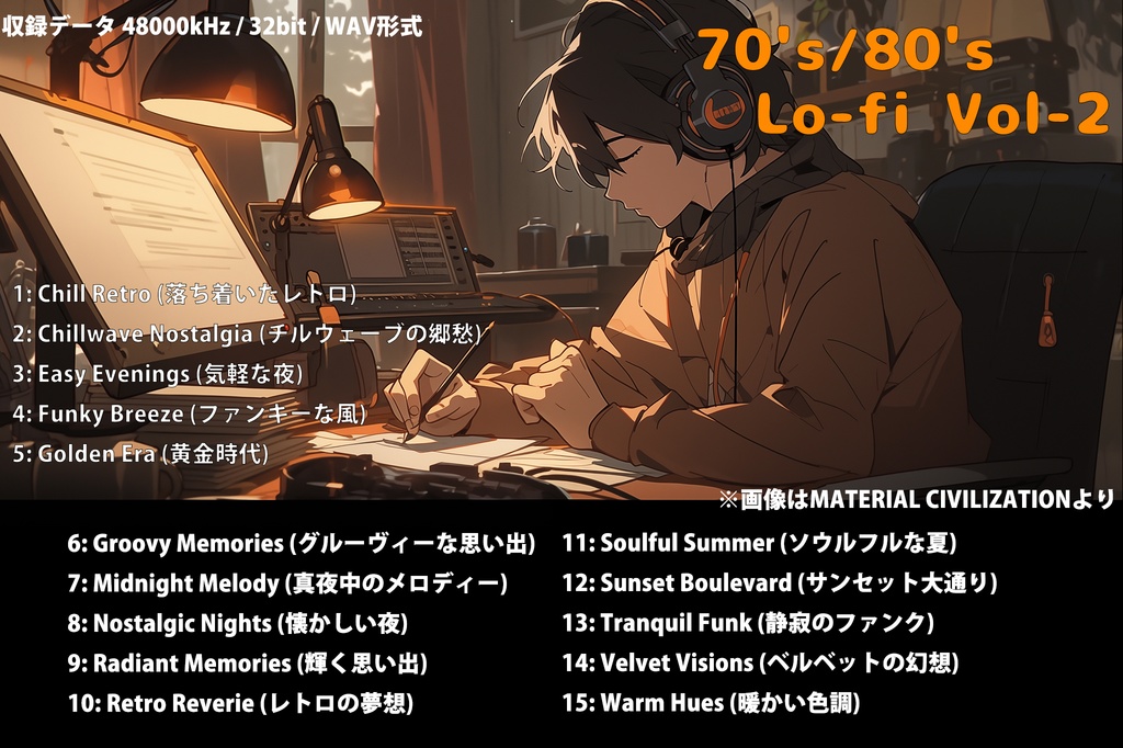 【70's/80's Lo-fi Vol-2】