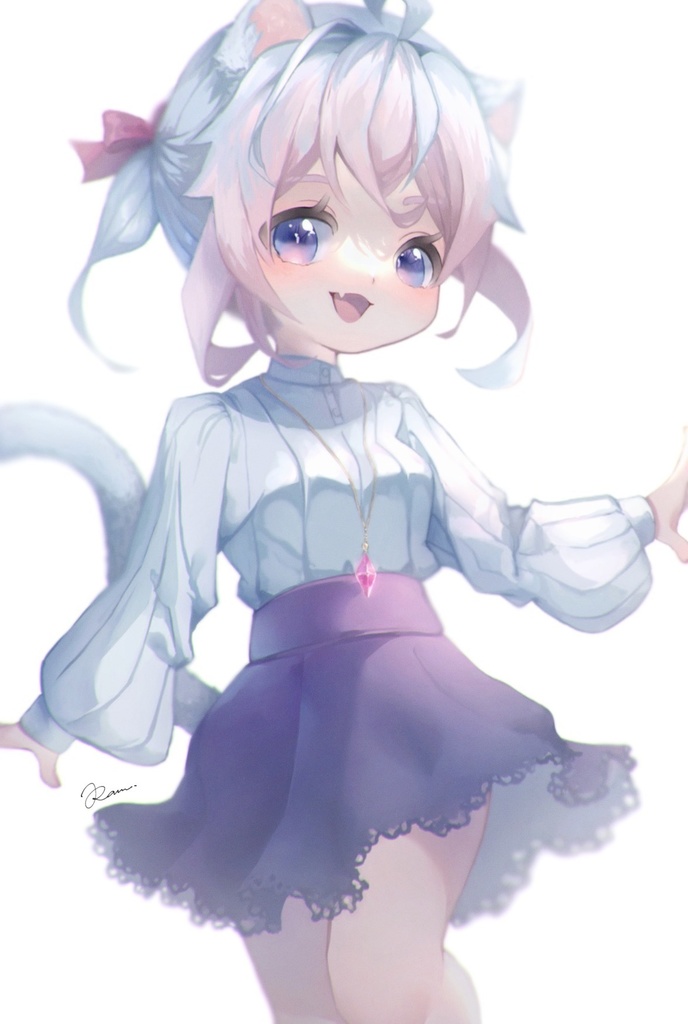 猫少女アクリルブロック