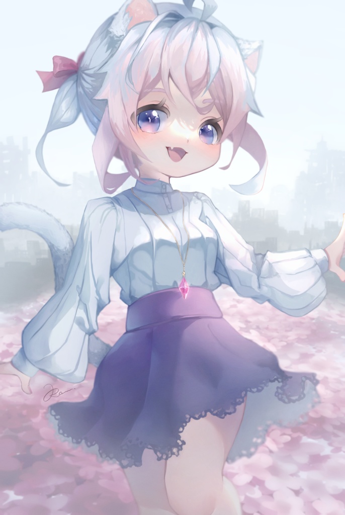 猫少女アクリルブロック