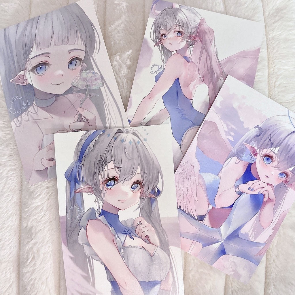 天使ちゃんポストカードセット(4絵柄)