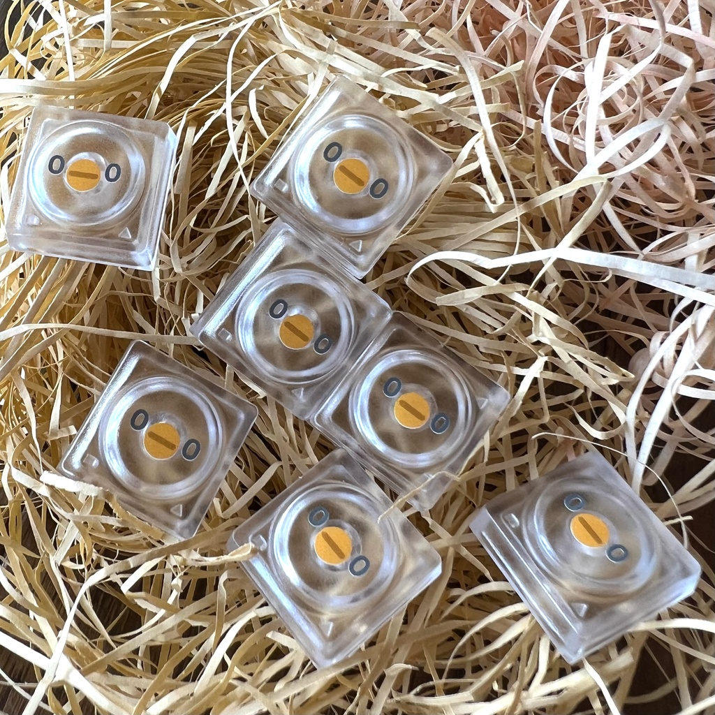 esa トリ DOYSキーキャップ (透明)