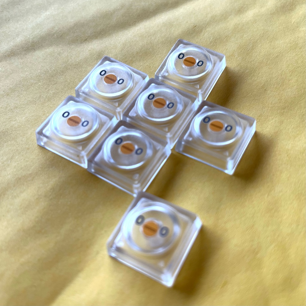 esa トリ DOYSキーキャップ (透明)