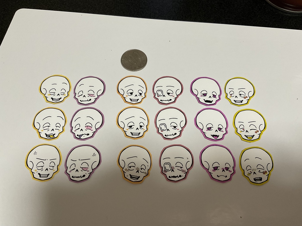 Undertale undertaleAU フレークシール