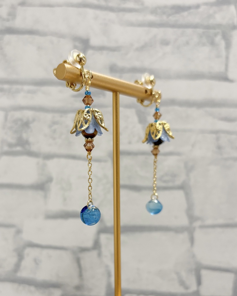 【イヤリング・ピアス】グラン【お花のランタン】