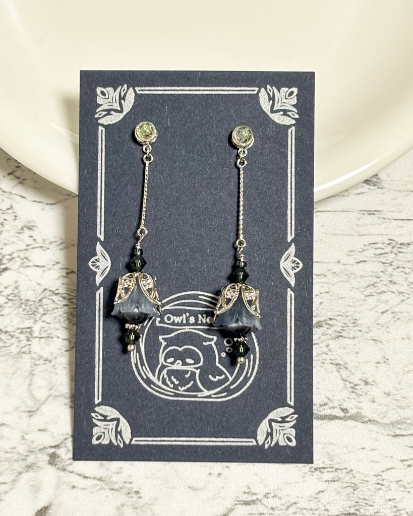 【イヤリング・ピアス】サリエル【お花のランタン】