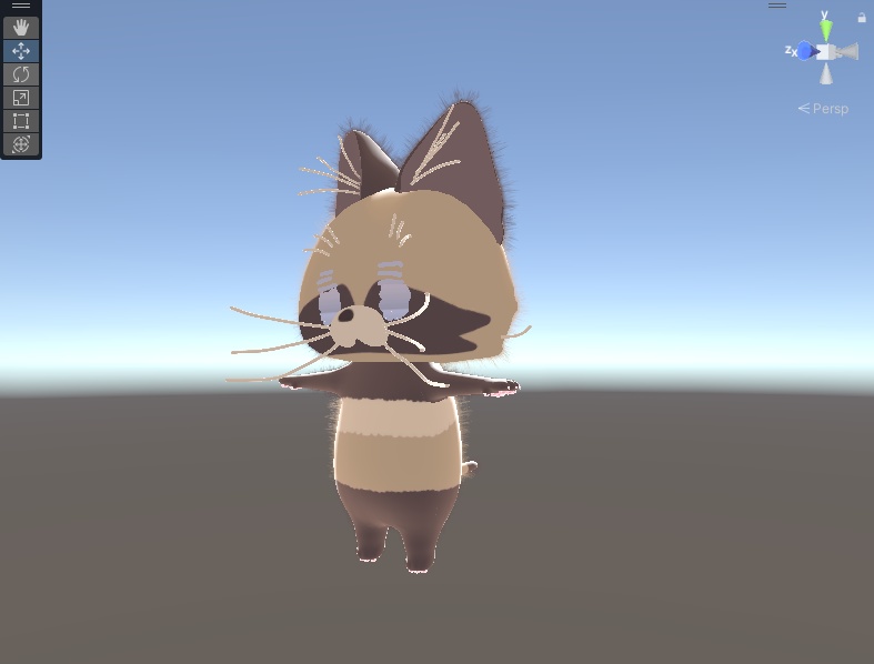 うおにゃんおをたぬき風にするテクスチャ